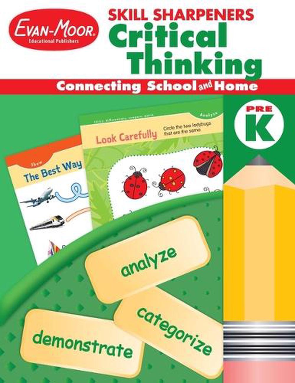 Skill Sharpeners: Critical Thinking, Prek Workbook, 9781629383477