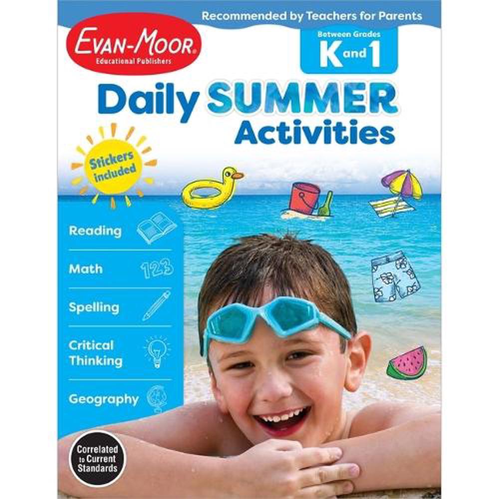 Daily Summer Activities Moving from K to 1st Gr, 9781629384832