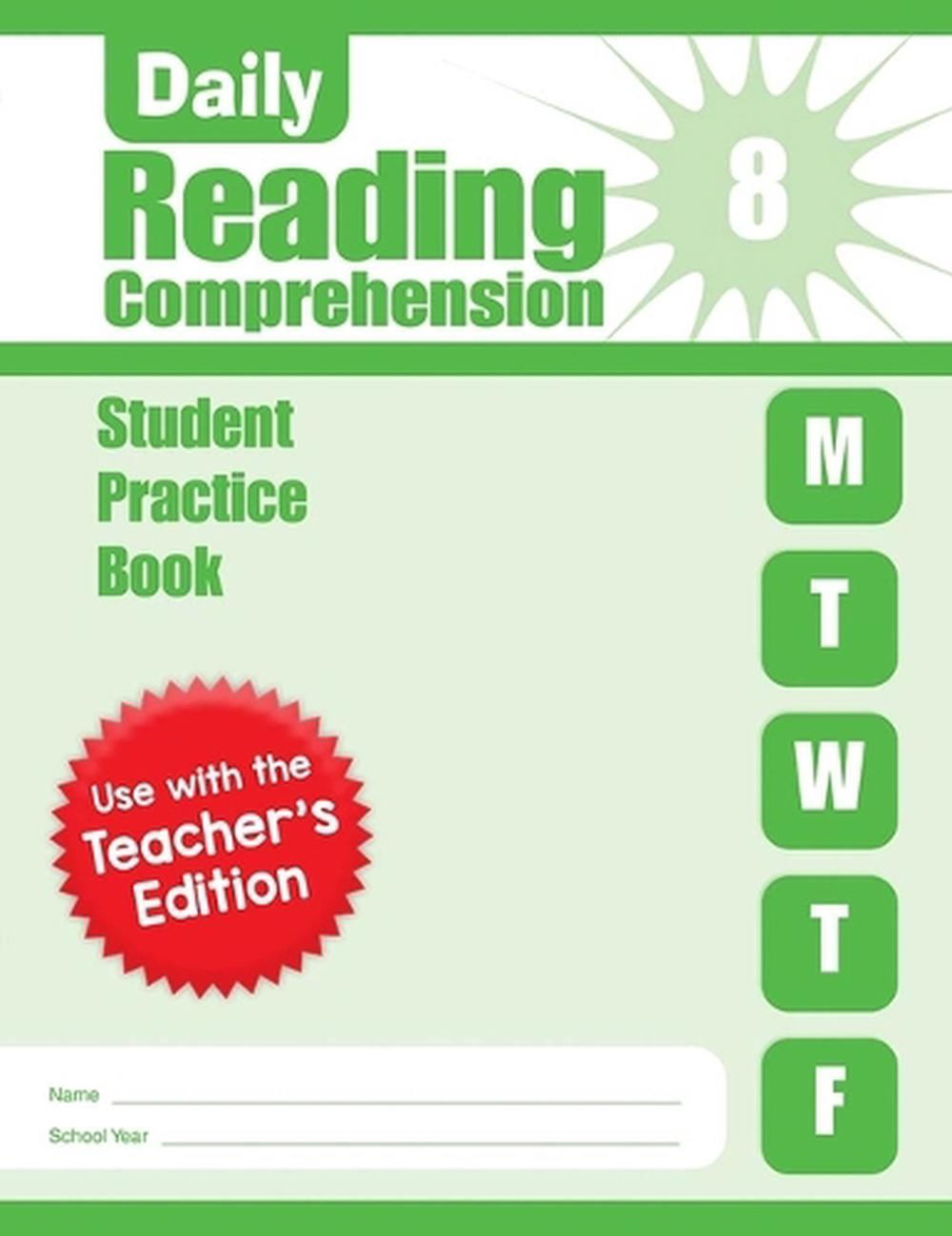 Daily Reading Comprehension, Grade 8 Sb, 9781629385235