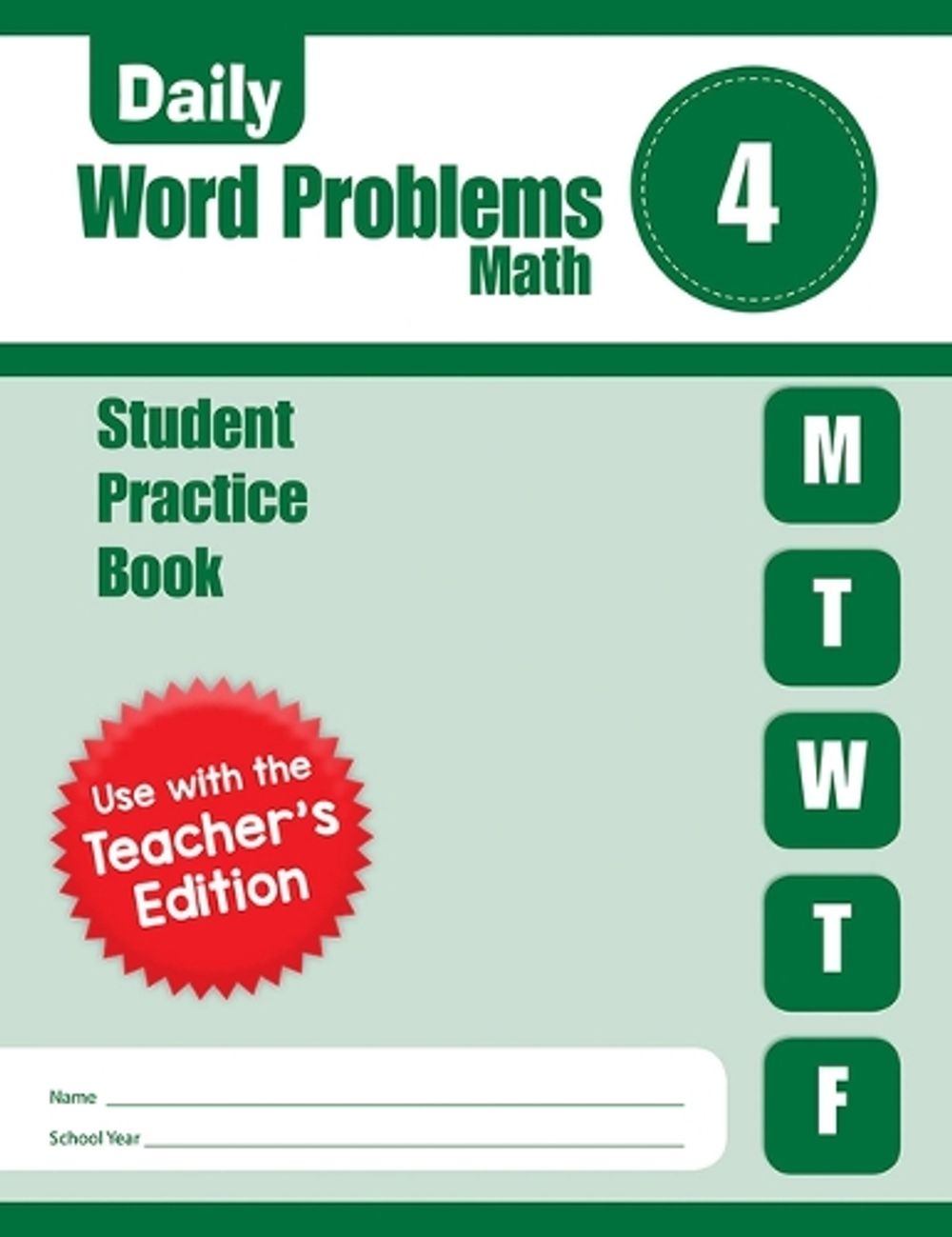 Daily Promblems Daily Word Problems, Grade 4 Sb by Evan-Moor Educational Publishers ...