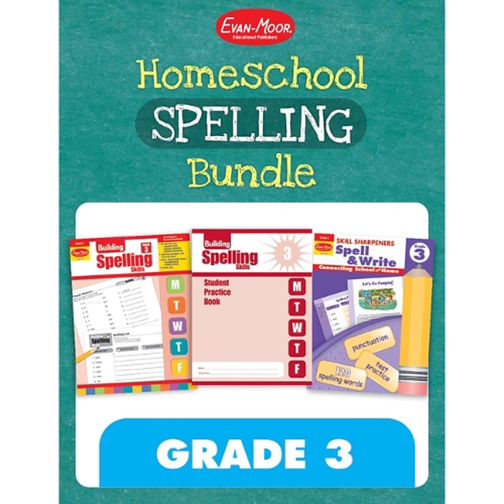 Homeschool Spelling Bundle, Grade 3 by Evan-Moor Educational Publishers ...