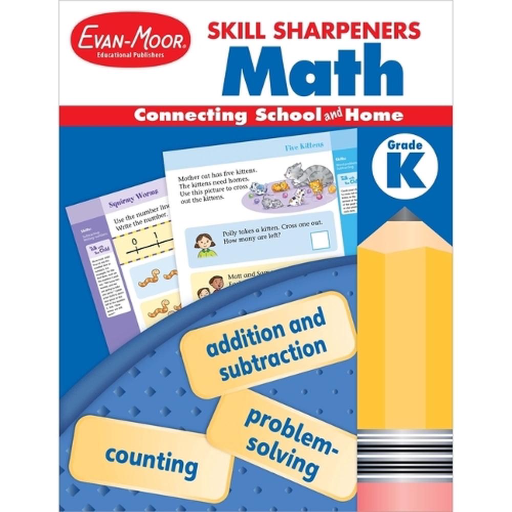 Skill Sharpeners: Math, Grade K, 9781629389851