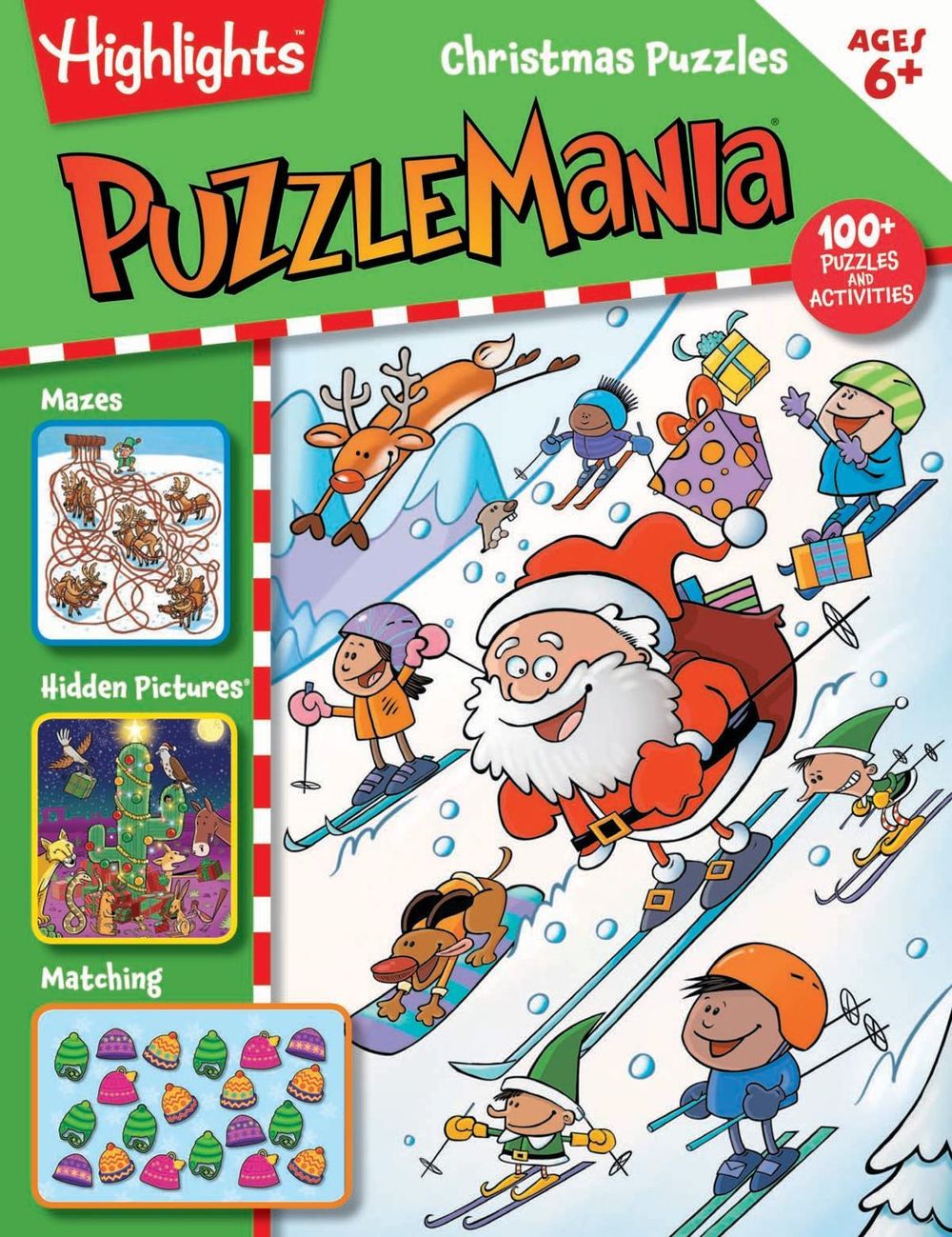 Christmas Puzzles by Highlights - ISBN: 9781629798301