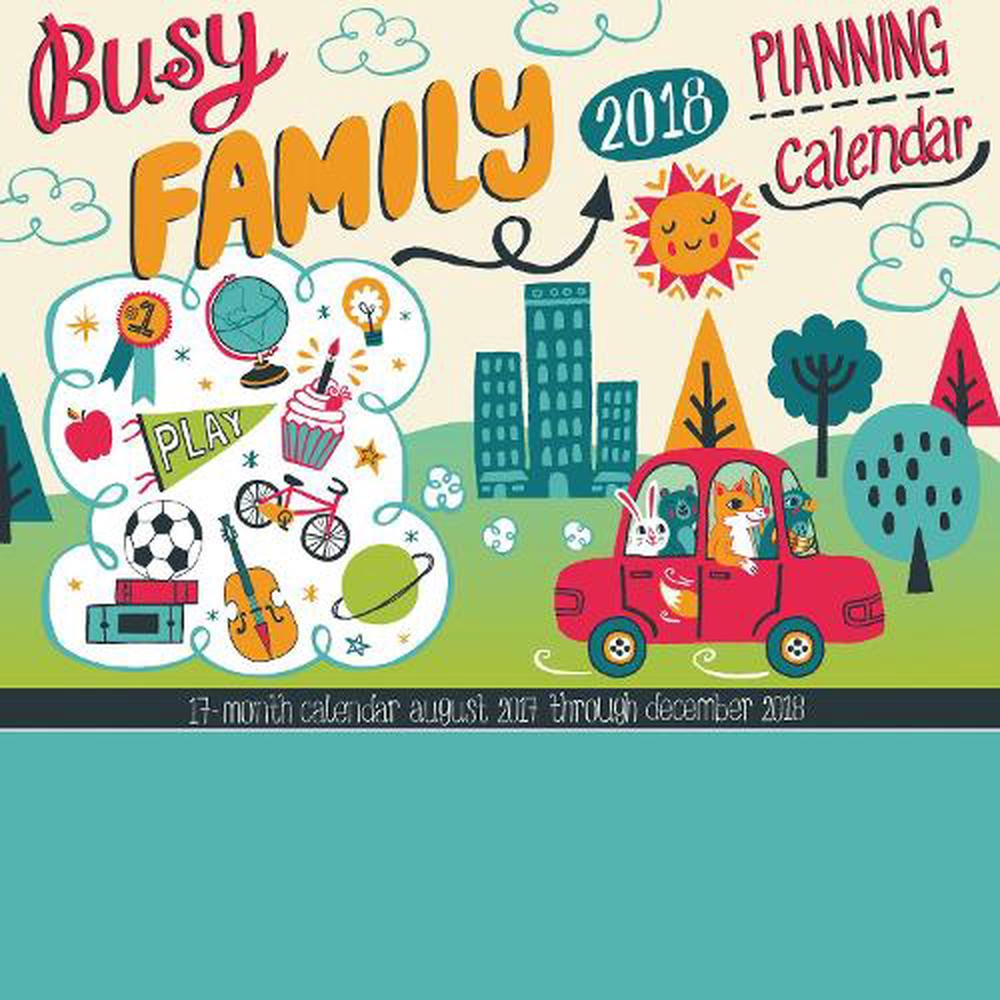 Busy Family Calendar 2018 by Allison Cole, Postcard, 9781631063411