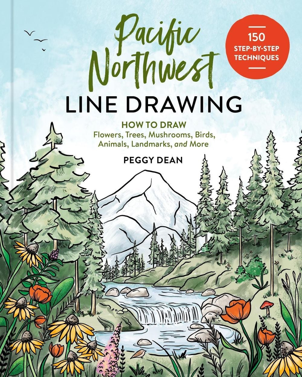 Pacific Northwest Line Drawing by Peggy Dean - ISBN: 9781632175601