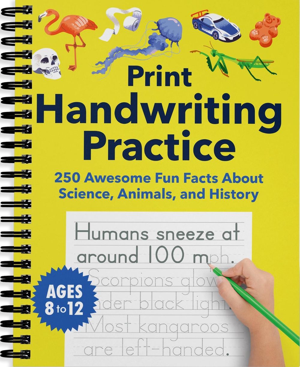 Print Handwriting Practice for Kids 8-12 by Spruce Books - ISBN: 9781632176851