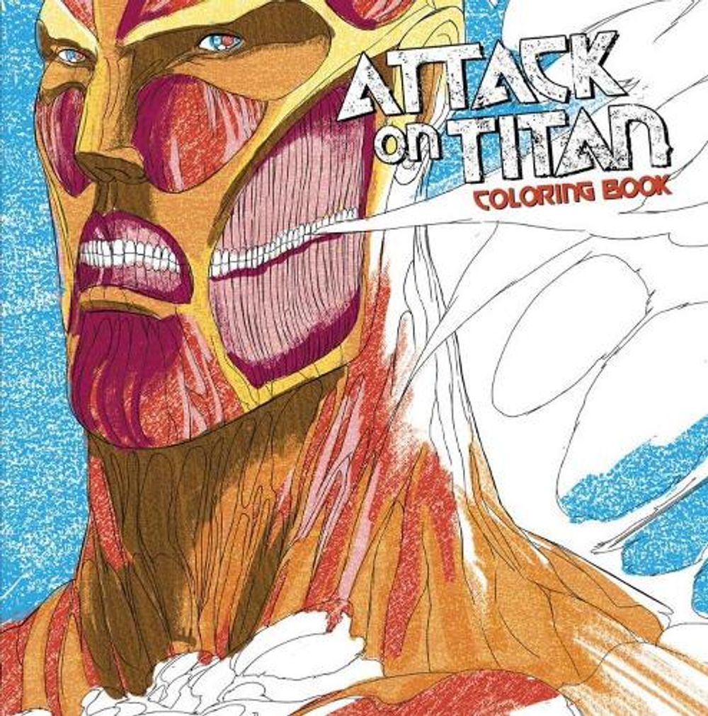 Attack On Titan Adult Coloring Book by Hajime Isayama - ISBN: 9781632364142