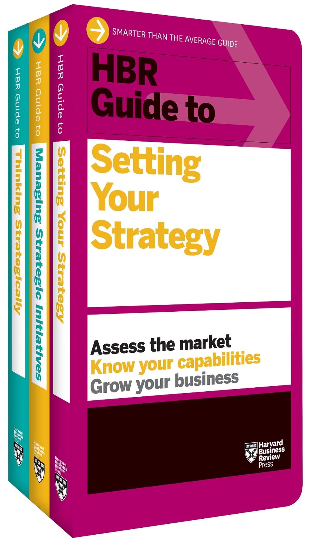 HBR Guides to Building Your Strategic Skills Collection (3 Books), 9781633699298