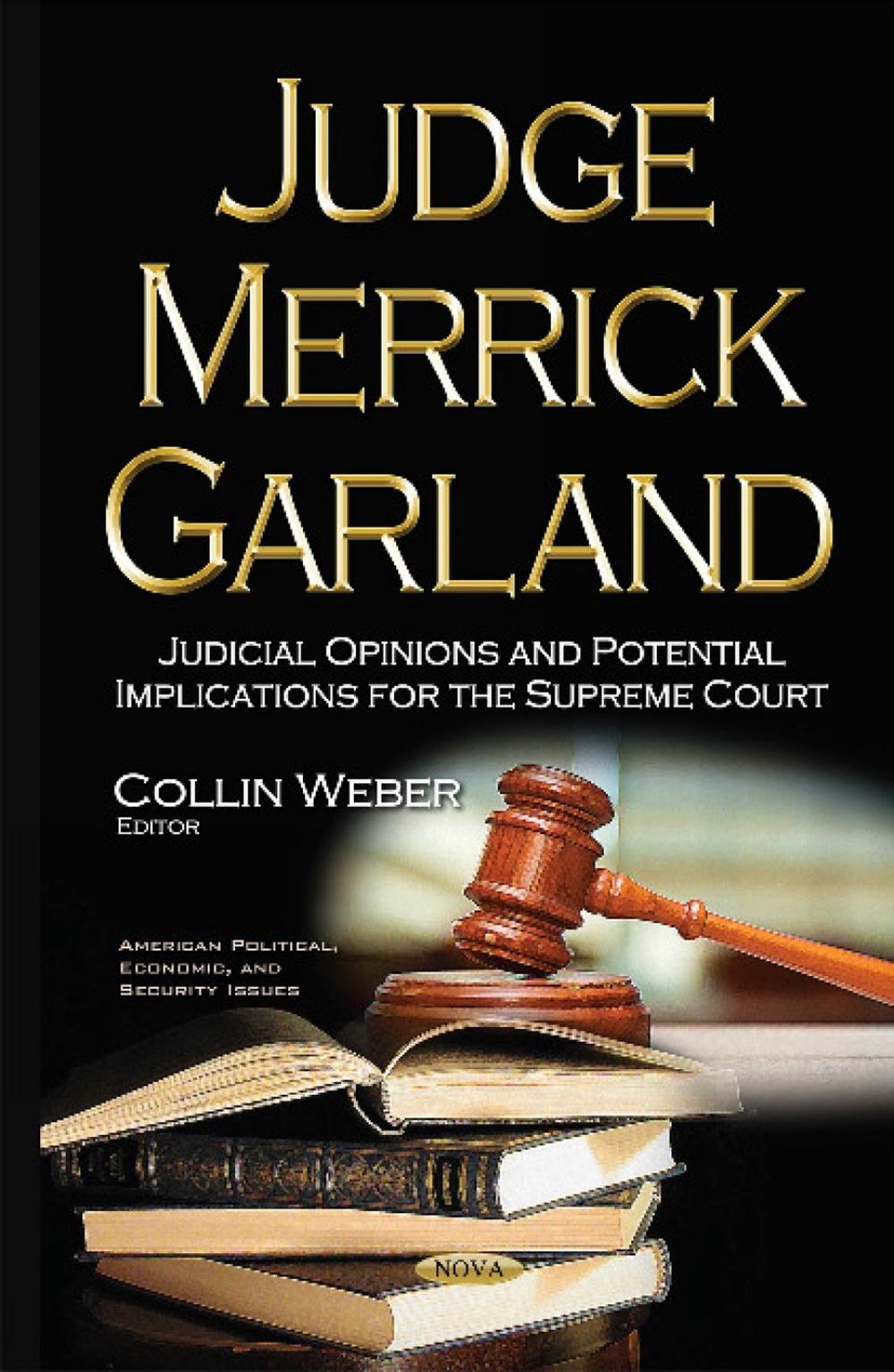 Judge Merrick Garland, 9781634859912