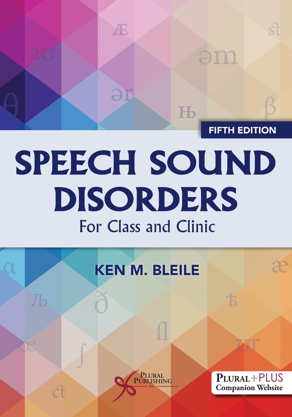 Speech Sound Disorders, 9781635506624