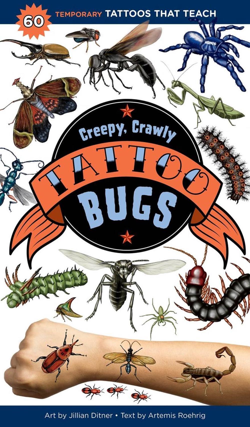 Creepy, Crawly Tattoo Bugs by Artemis Roehrig - ISBN: 9781635861969