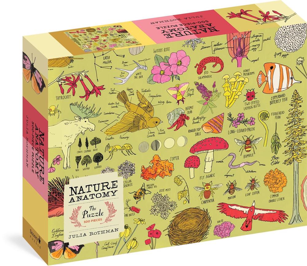 Nature Anatomy: The Puzzle (500 pieces) by Julia Rothman - ISBN: 9781635864014