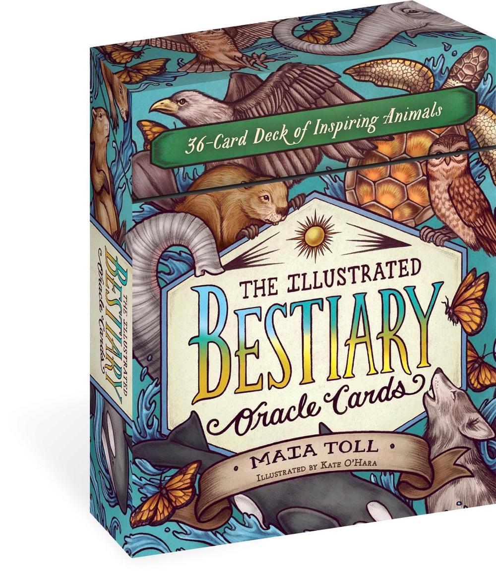 The Illustrated Bestiary Oracle Cards, 9781635864861