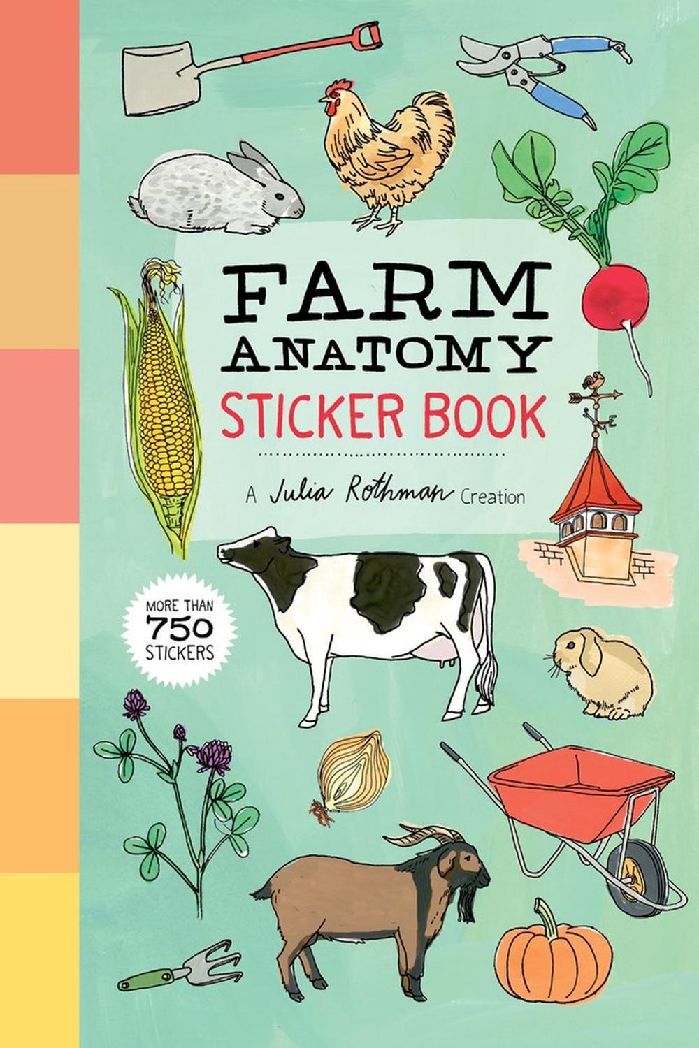 Farm Anatomy Sticker Book by Julia Rothman - ISBN: 9781635865387