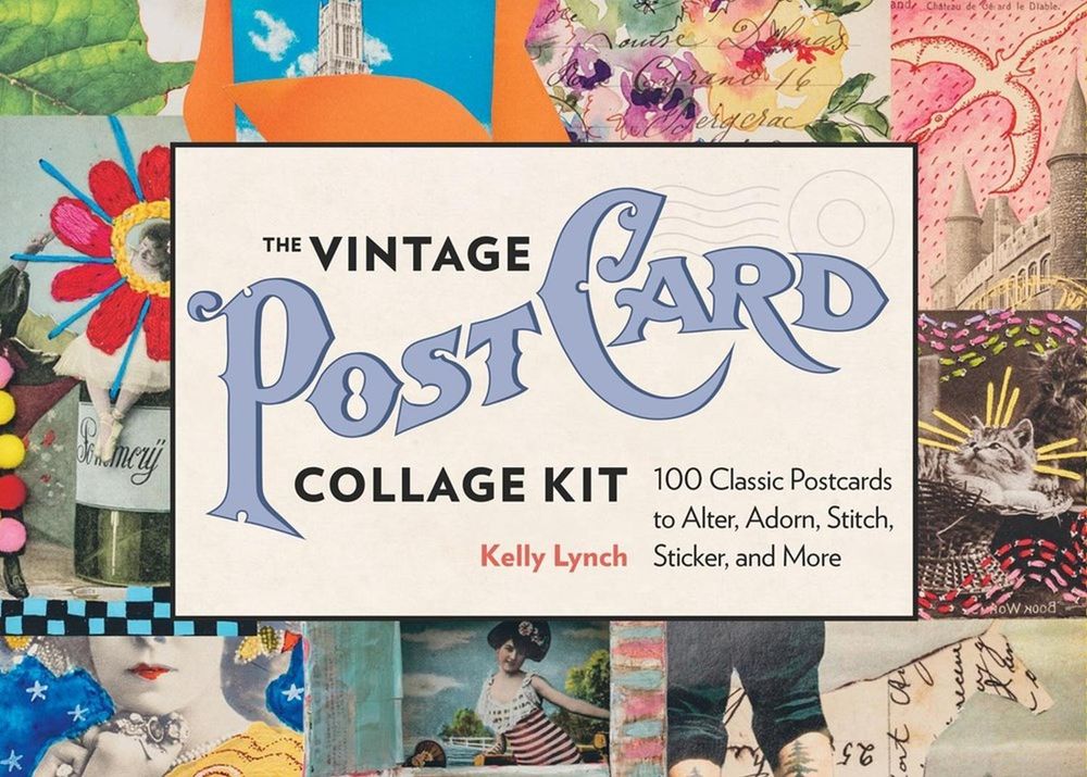 The Vintage Postcard Collage Kit by Kelly Lynch - ISBN: 9781635866193