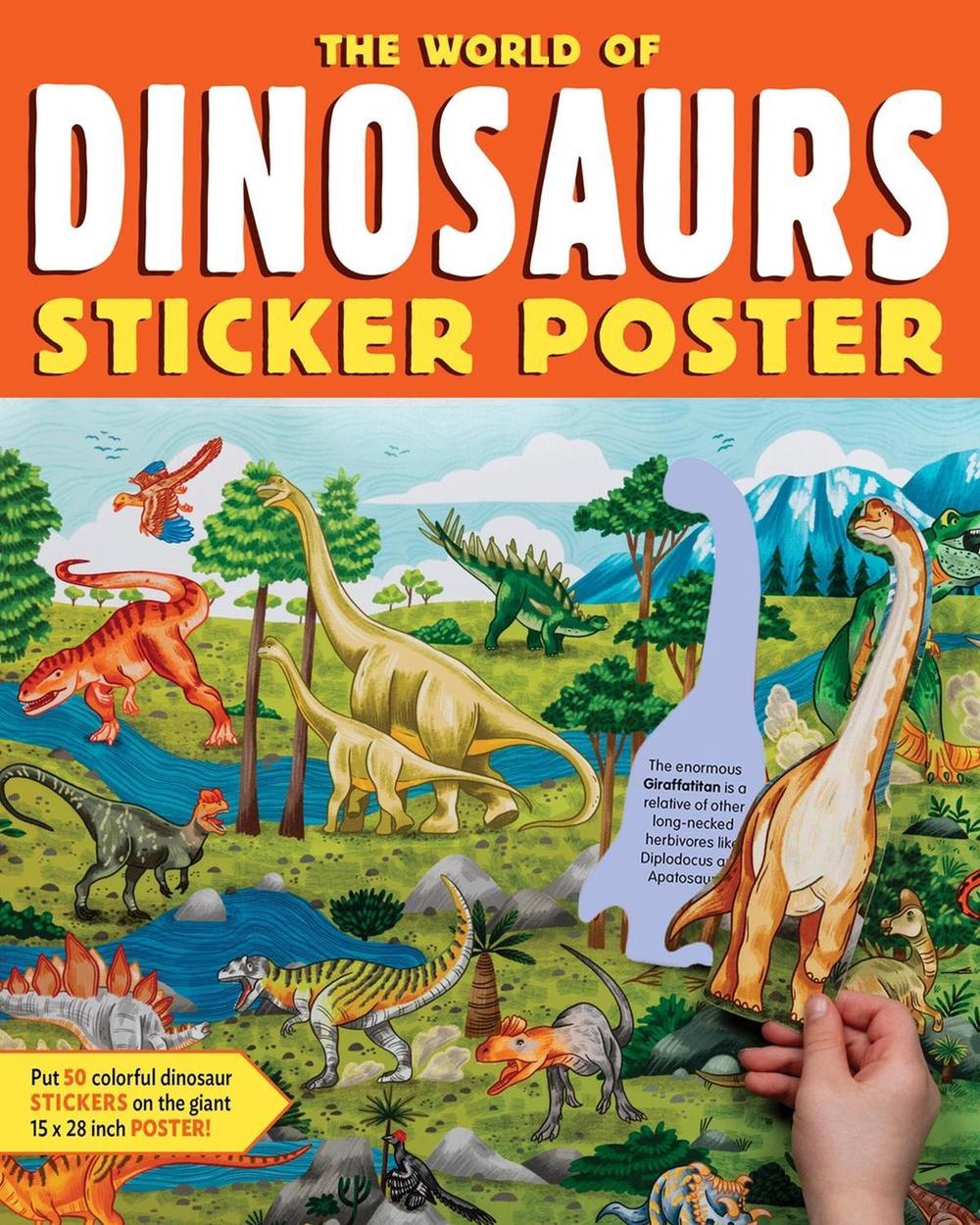 The World of Dinosaurs Sticker Poster by Editors of Storey Publishing - ISBN: 9781635868678