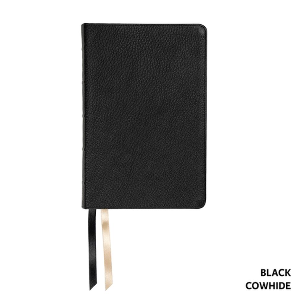 NASB Handy Size, Paste-Down Black Cowhide, 9781636642574