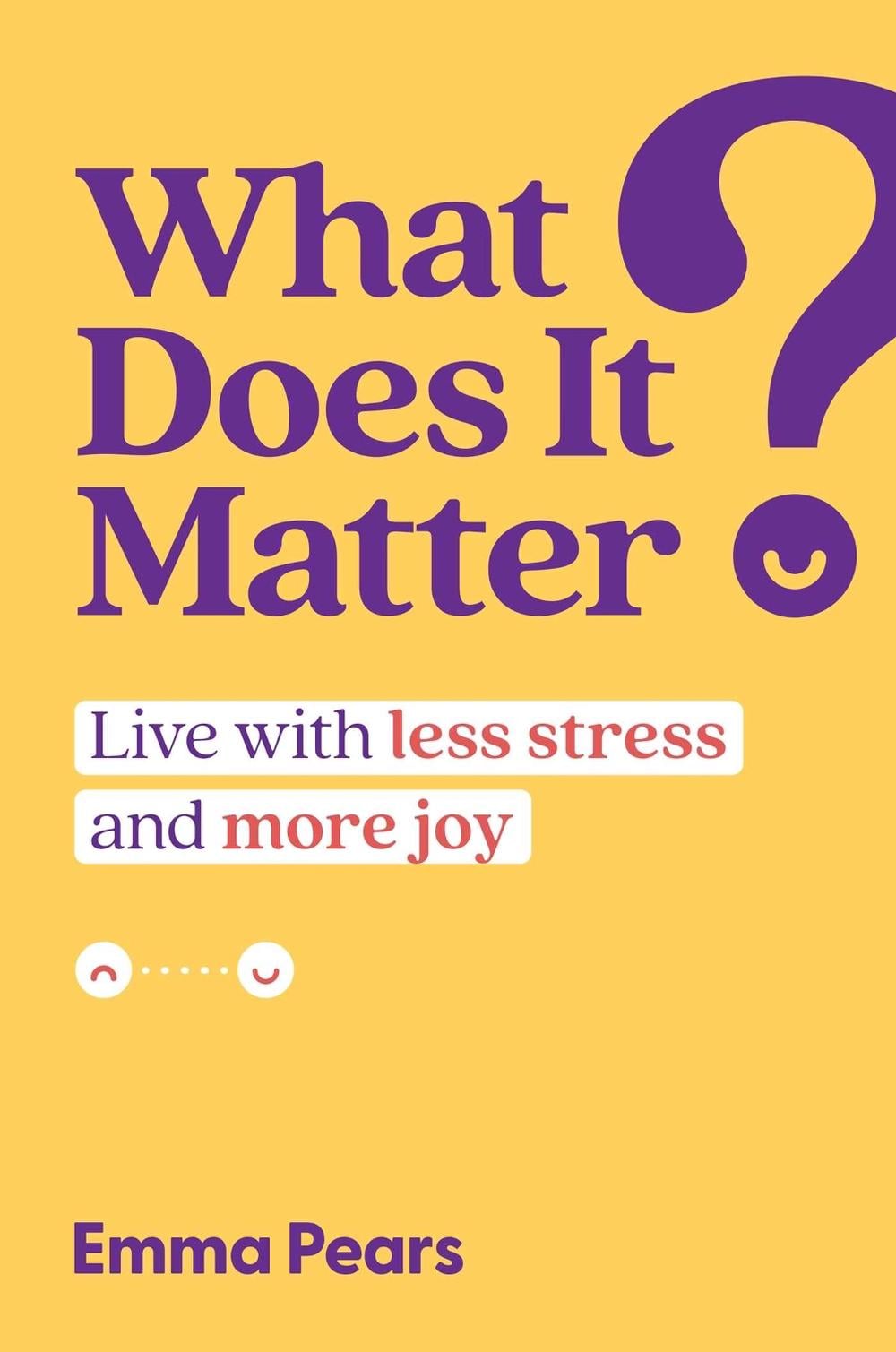 What Does It Matter? by Emma Pears - ISBN: 9781637585481