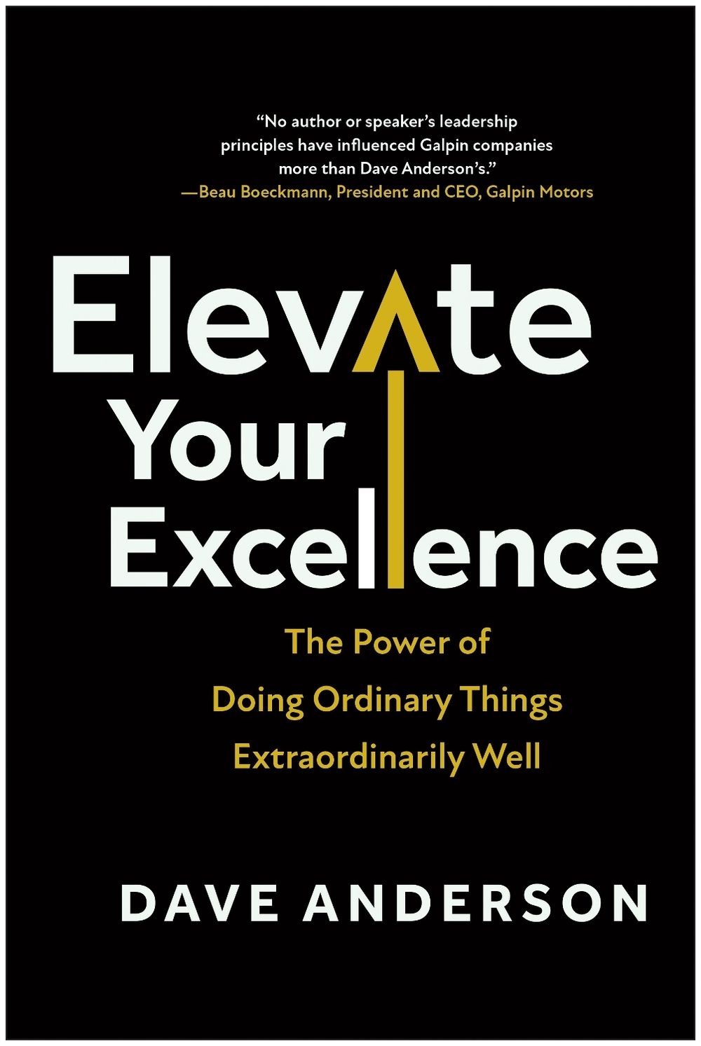 Elevate Your Excellence by Dave Anderson - ISBN: 9781637745618