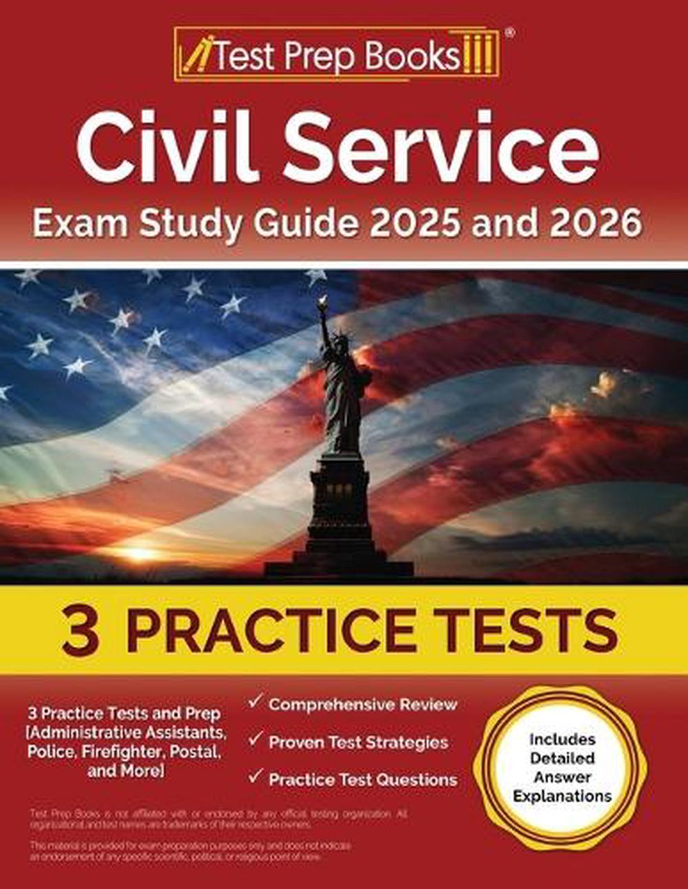 Civil Service Exam Study Guide 2025 and 2026 by Lydia Morrison ...