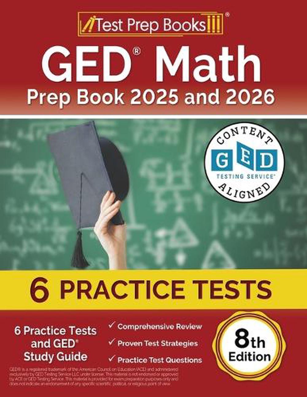 GED Math Prep Book 2025 and 2026 by Lydia Morrison, Paperback ...