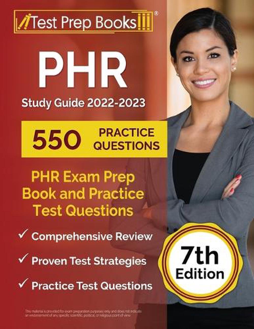 PHR Study Guide 2022-2023 by Joshua Rueda, Paperback, 9781637757512 ...