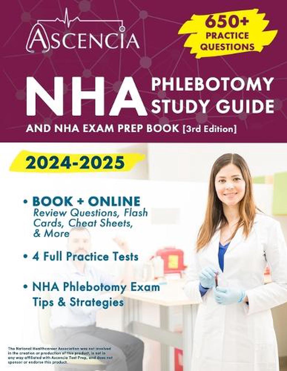 NHA Phlebotomy Study Guide 2024-2025, 9781637987841