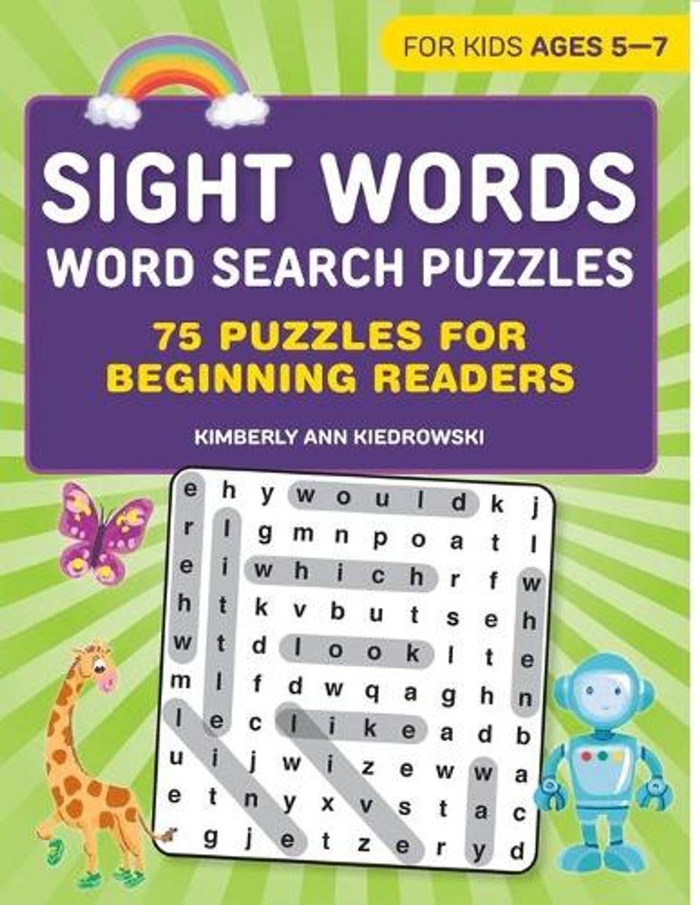 Sight Words Word Search Puzzles by Kimberly Ann Kiedrowski - ISBN: 9781638071310
