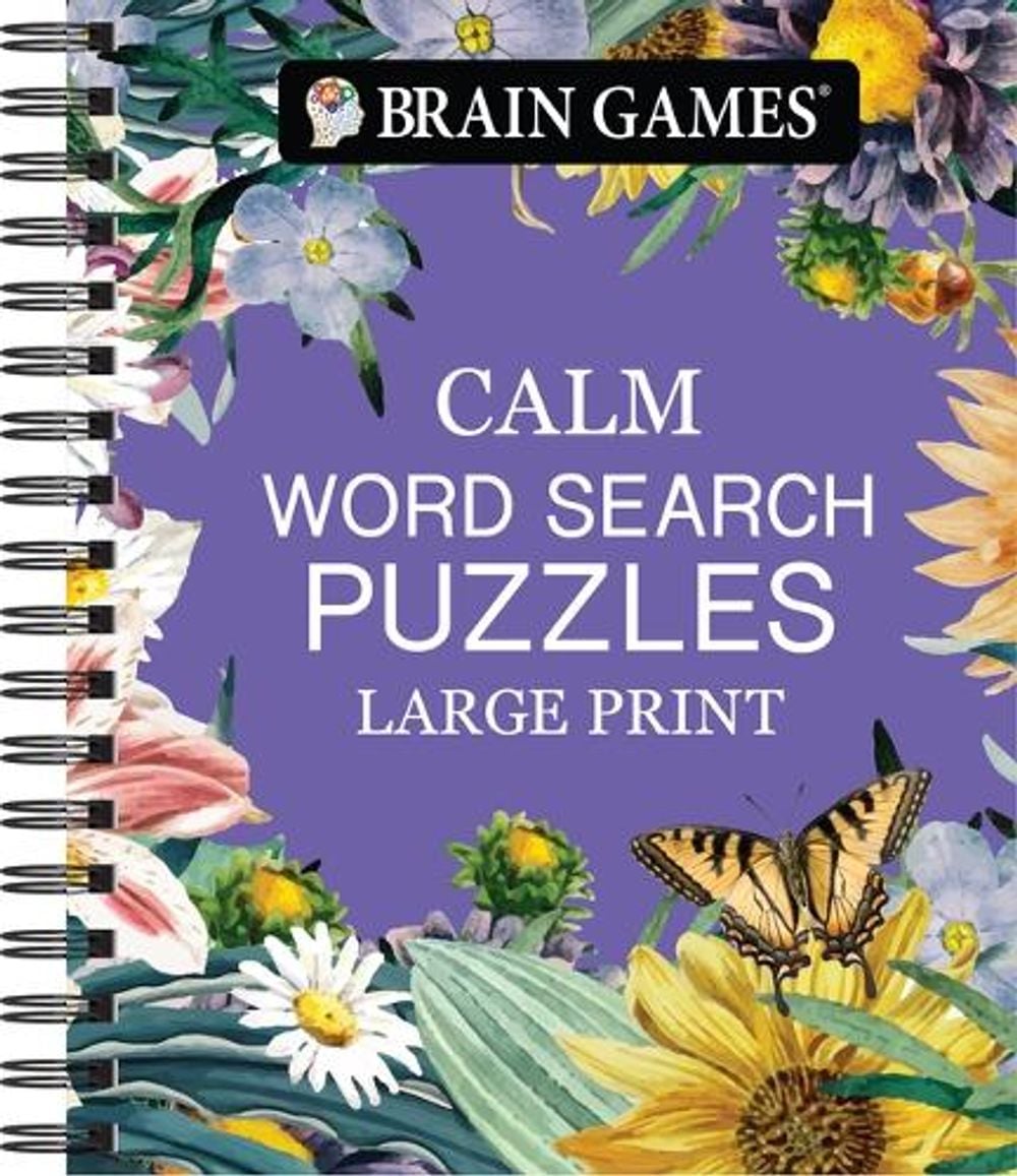 Brain Games - Calm: Word Search Puzzles - Large Print by Publications International Ltd - ISBN: 9781639385805