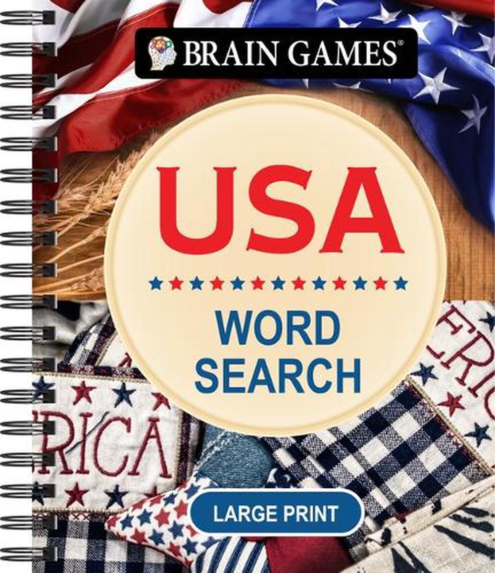 Brain Games - USA Word Search - Large Print by Publications International Ltd - ISBN: 9781639387526