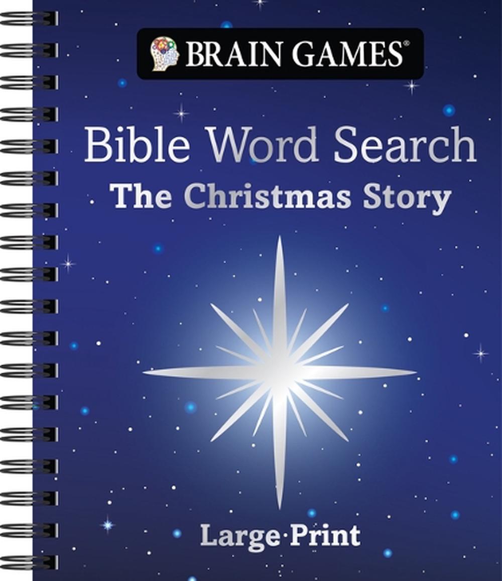 Brain Games - Bible Word Search: The Christmas Story - Large Print, 9781639388554