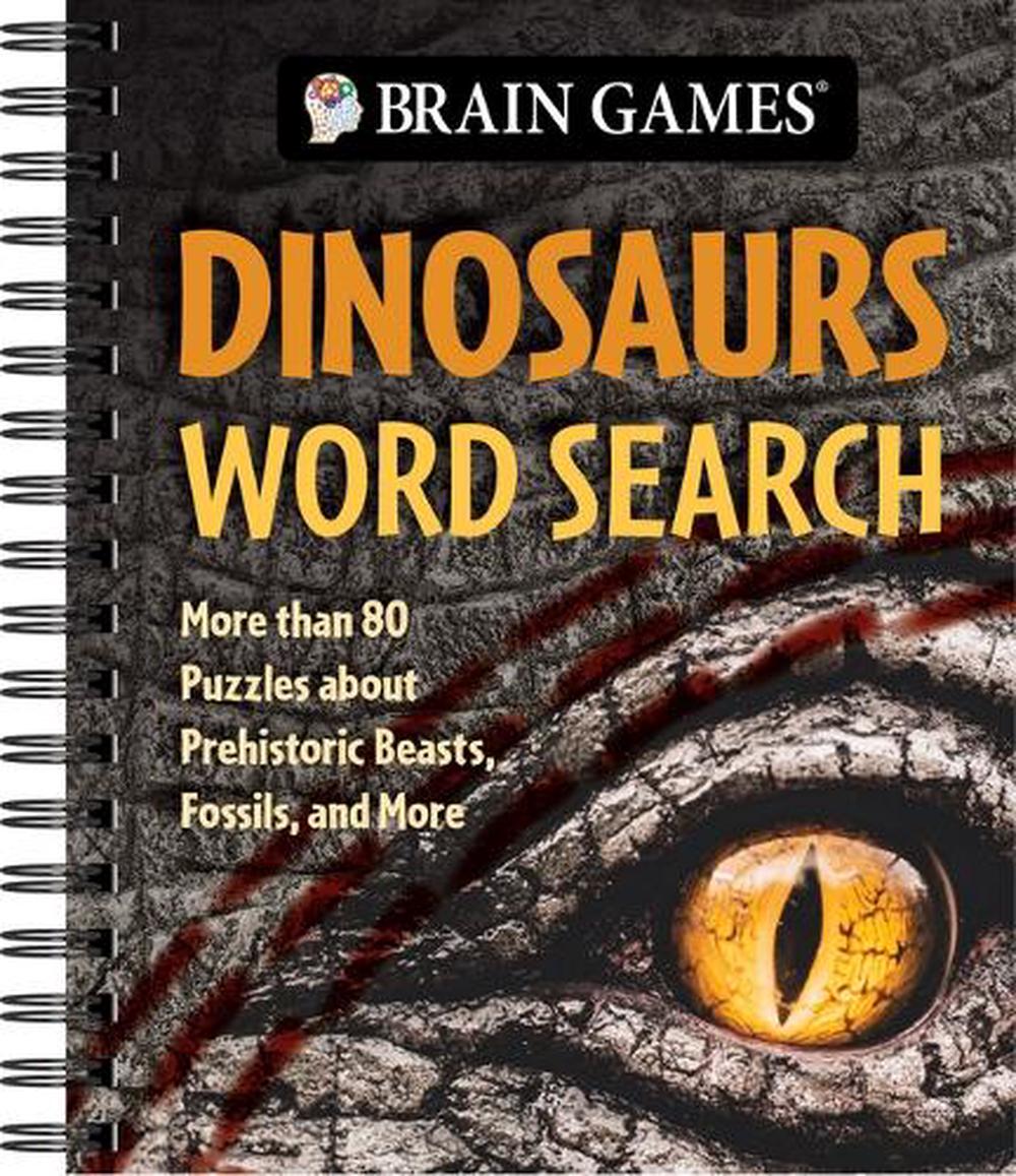 Brain Games - Dinosaurs Word Search (Plus Facts), 9781639388561