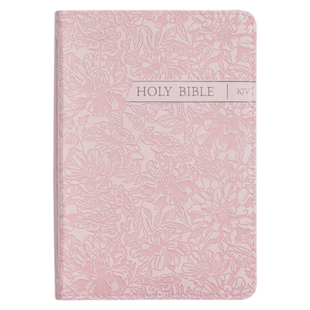 KJV Bible Pocket Faux Leather, Pink, 9781639529971