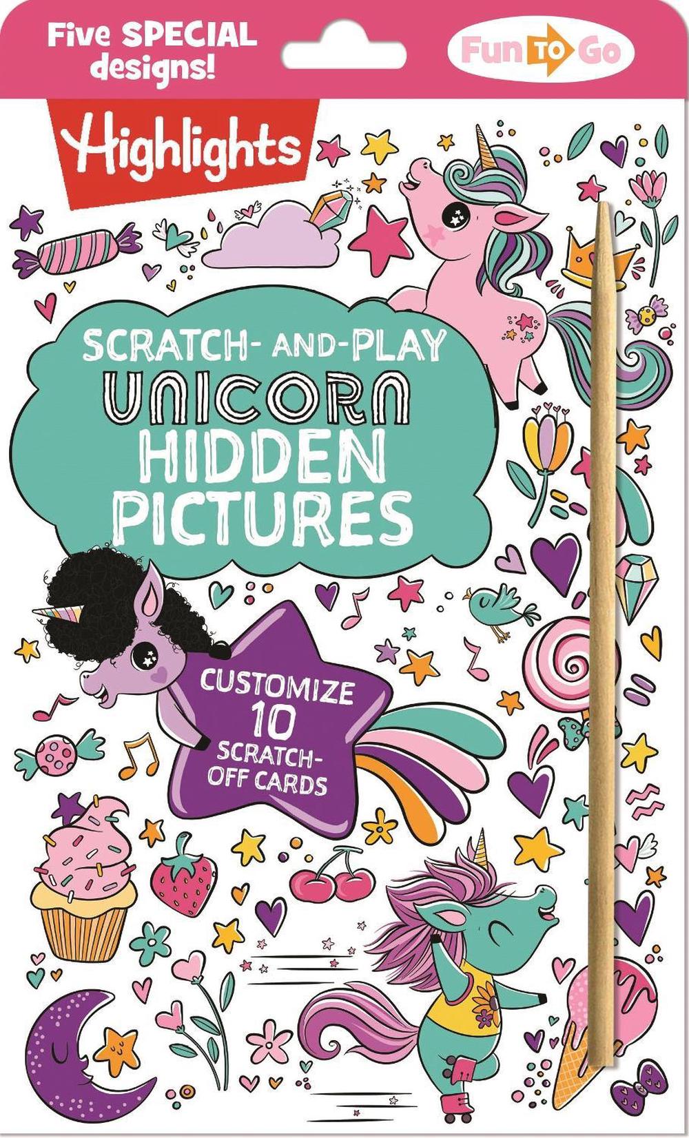 Scratch-and-Play Unicorn Hidden Pictures by Highlights - ISBN: 9781639621507