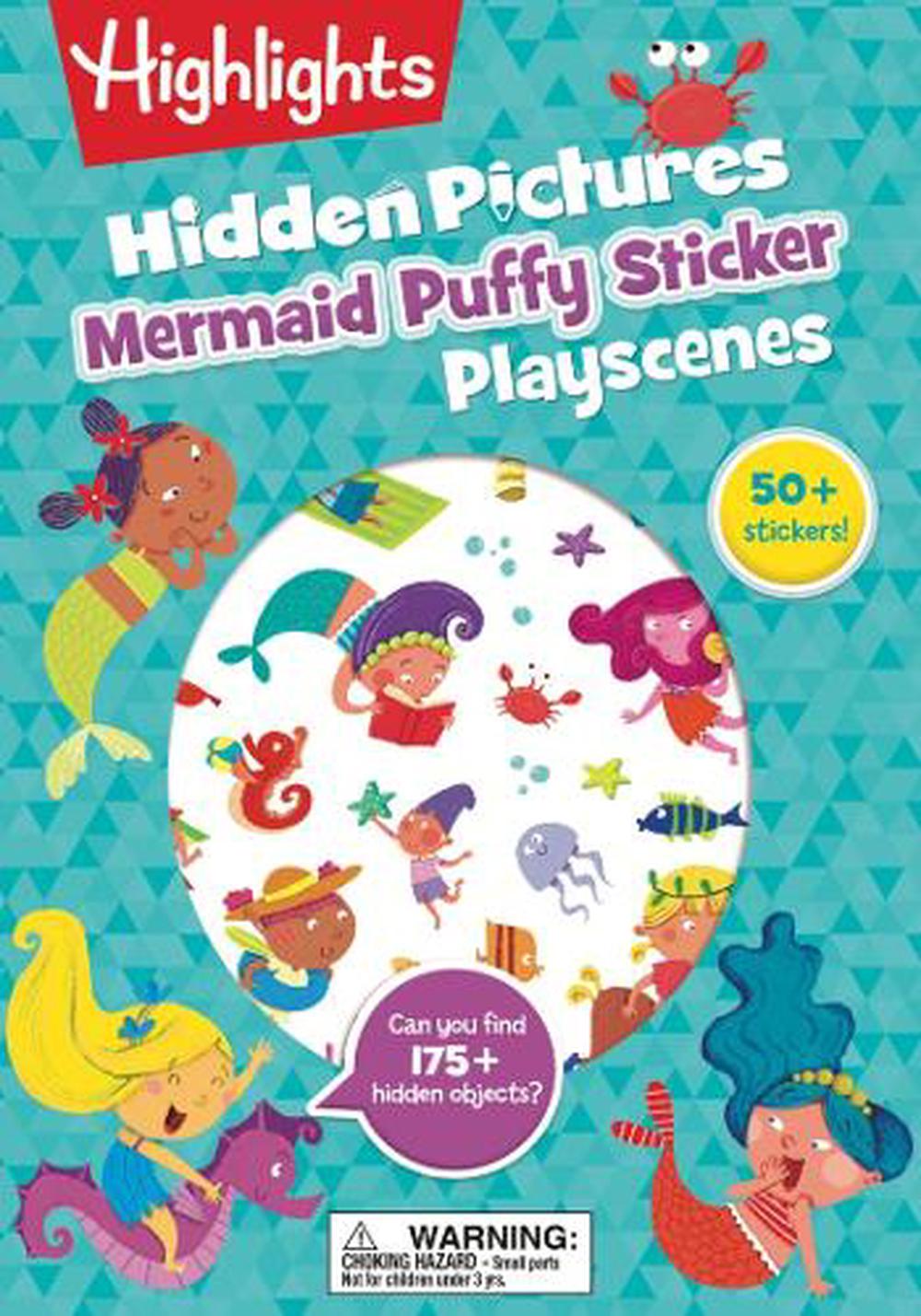Mermaid Hidden Pictures Puffy Sticker Playscenes by Highlights - ISBN: 9781639622559
