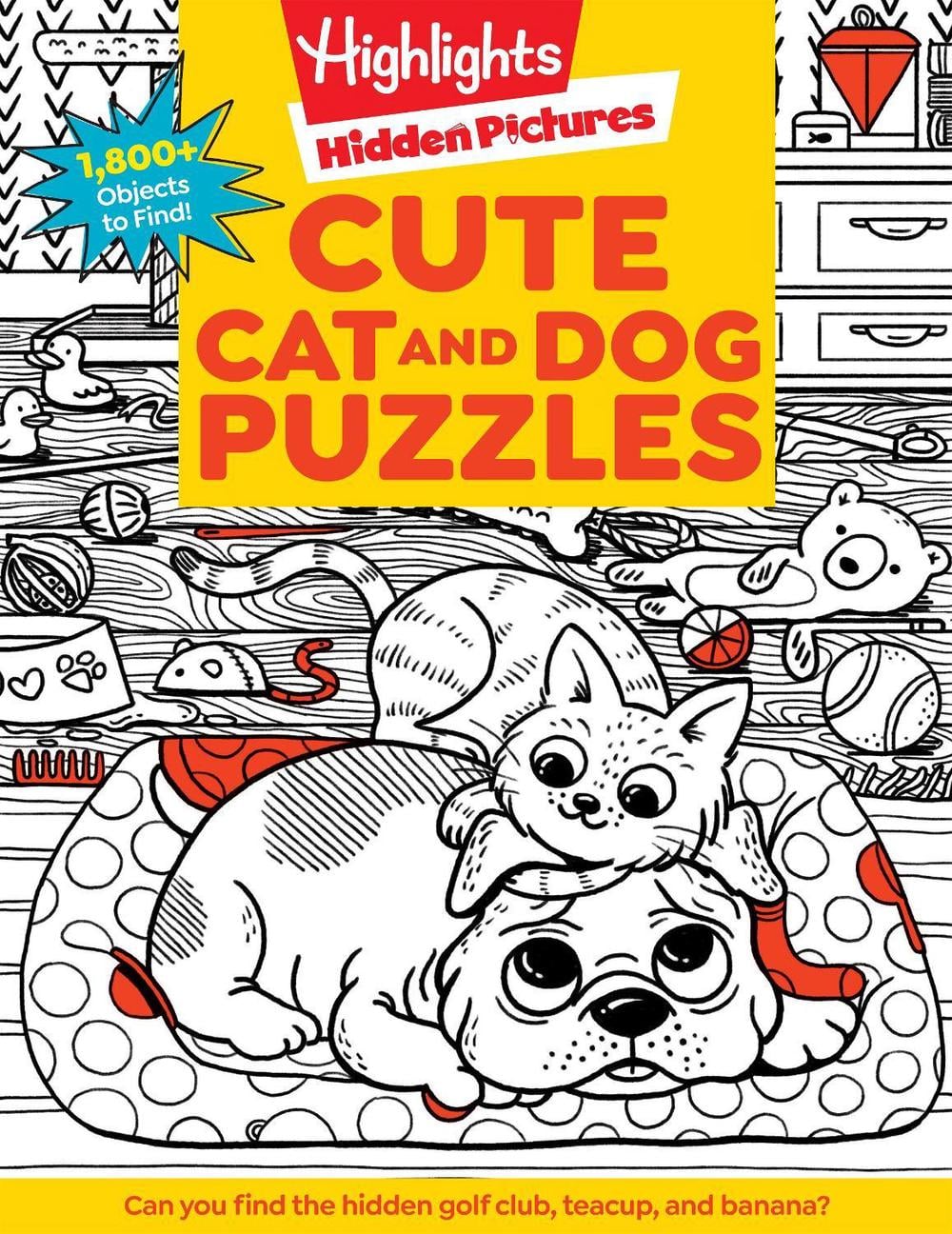 Cute Cat and Dog Puzzles by Highlights - ISBN: 9781639622924