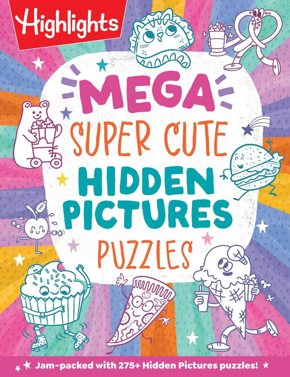 Mega Super Cute Hidden Pictures Puzzles by Highlights - ISBN: 9781639623013