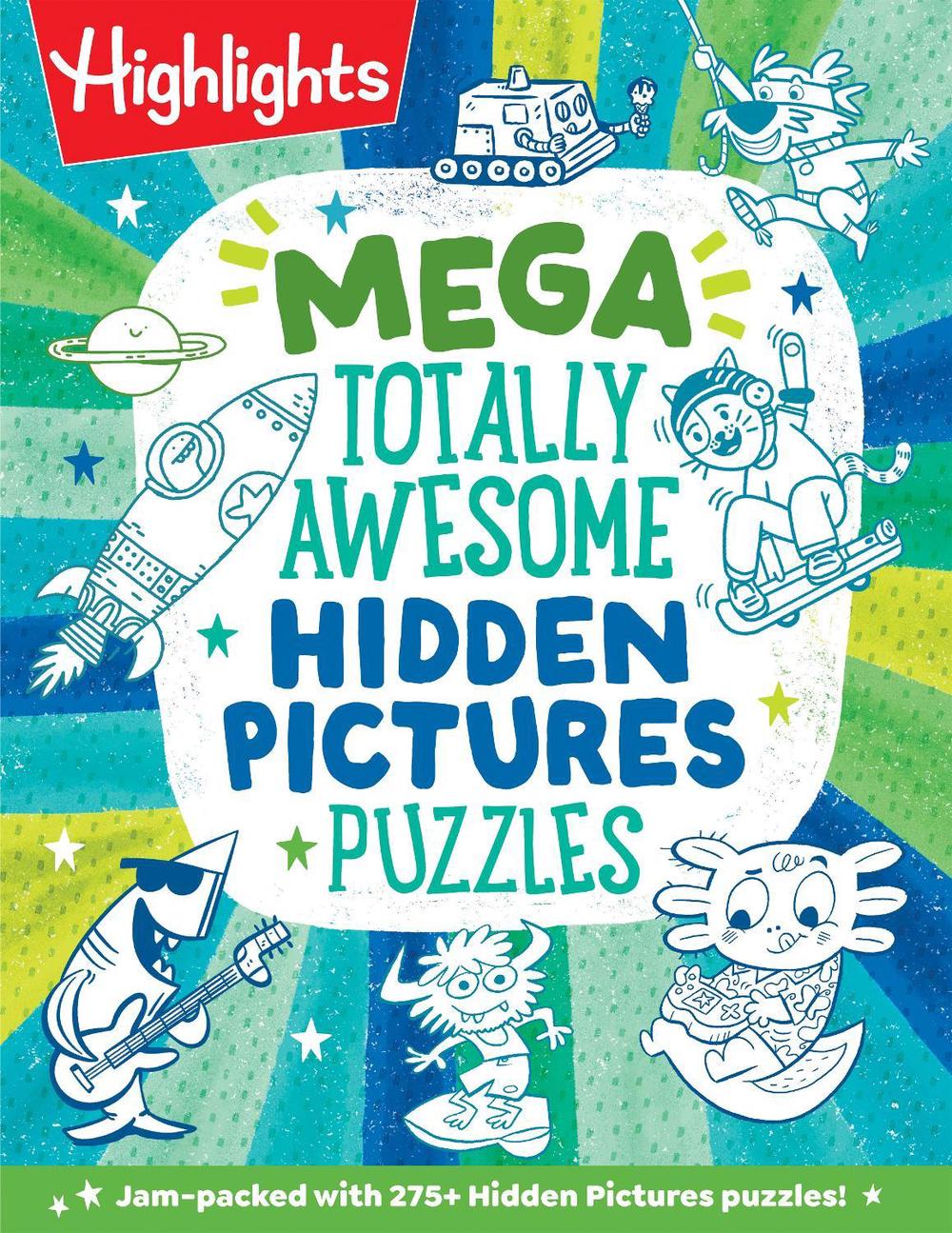 Mega Totally Awesome Hidden Pictures Puzzles by Highlights - ISBN: 9781639623396