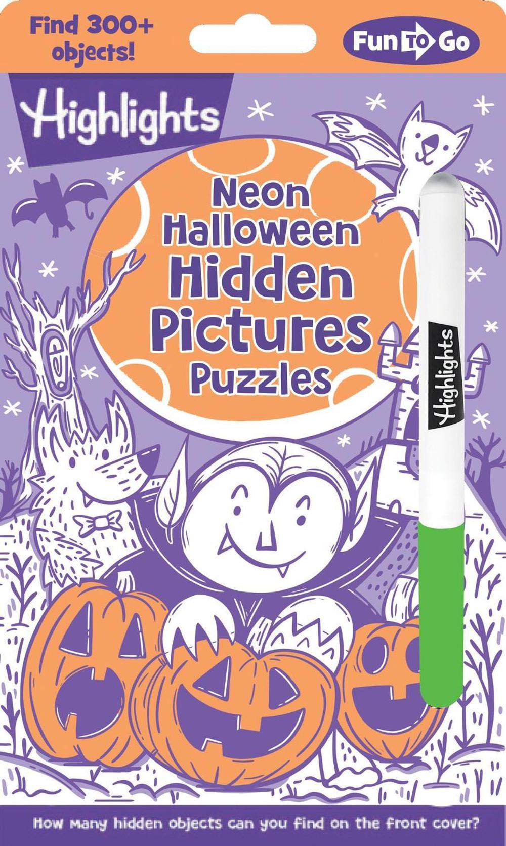 Neon Halloween Hidden Pictures Puzzles by Highlights - ISBN: 9781639623594