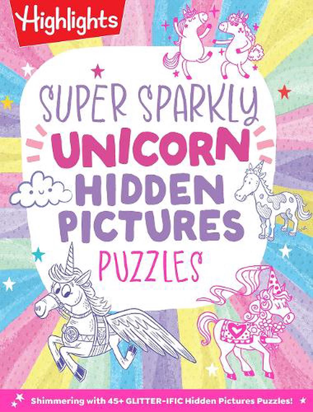 Super Sparkly Unicorn Hidden Pictures Puzzles by Highlights - ISBN: 9781639623761