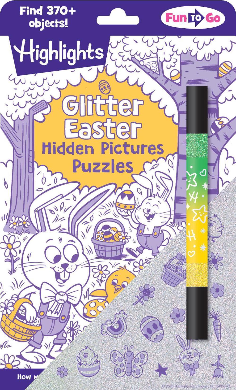 Glitter Easter Hidden Pictures Puzzles by Highlights - ISBN: 9781639624058