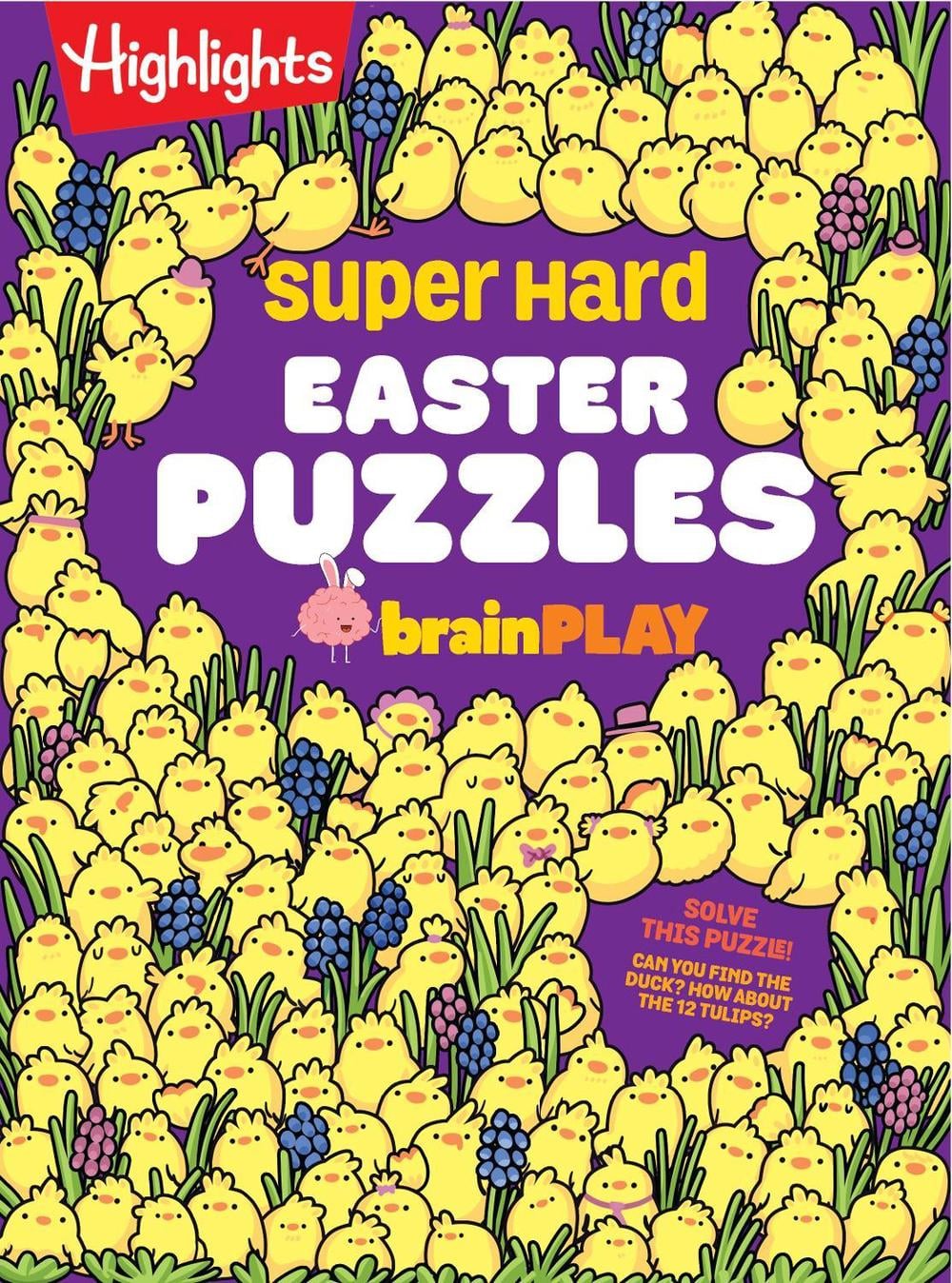 Super Hard Easter Puzzles brainPLAY by Highlights - ISBN: 9781639624416