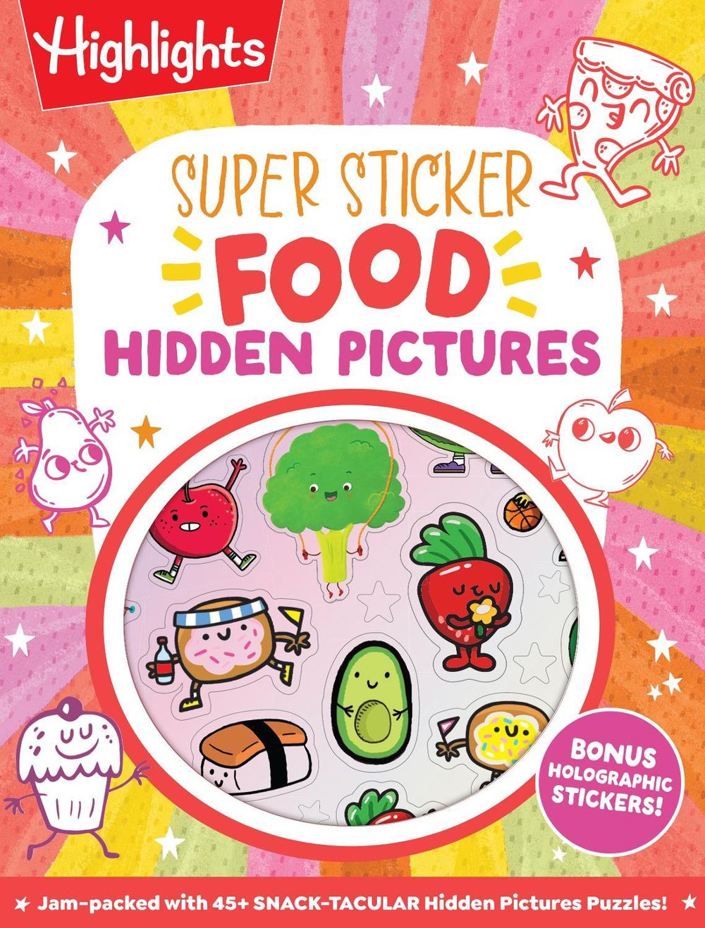 Super Sticker Food Hidden Pictures by Highlights - ISBN: 9781639625697