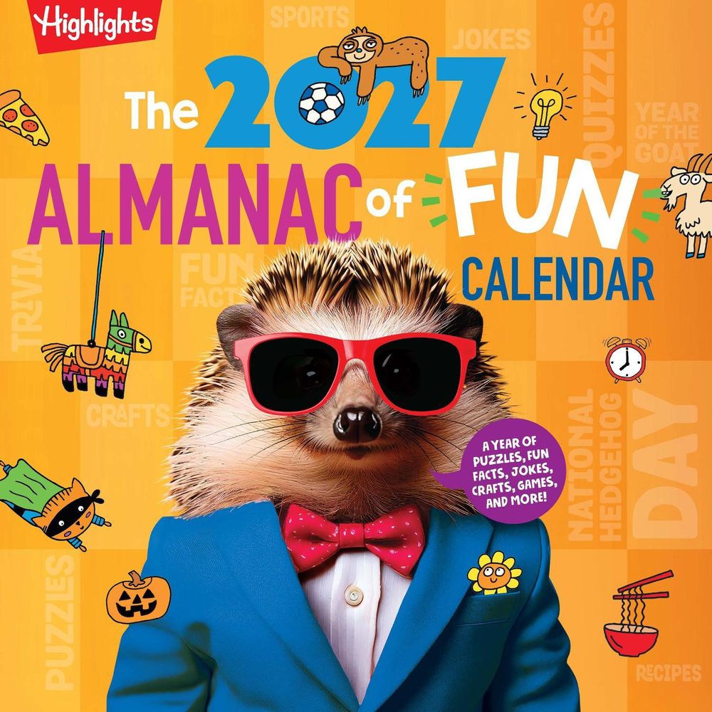 The 2027 Almanac of Fun Calendar by Highlights - ISBN: 9781639626472