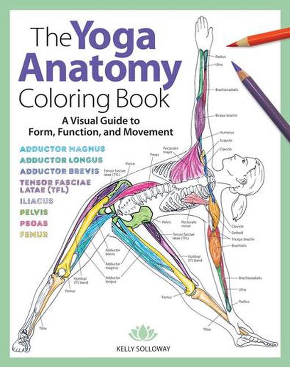 The Yoga Anatomy Coloring Book, 9781640210219