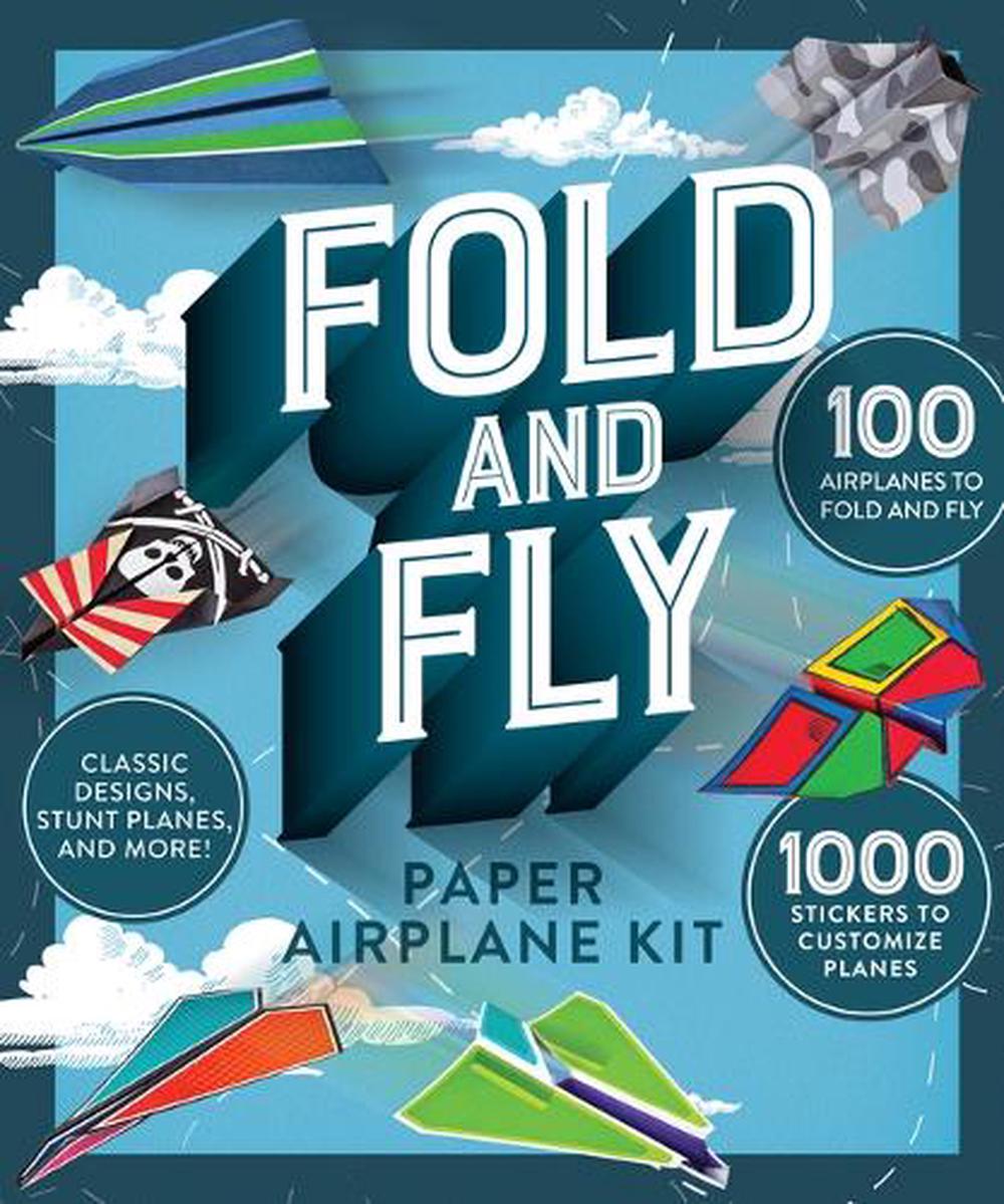 Fold and Fly Paper Airplane Kit, 9781640308886