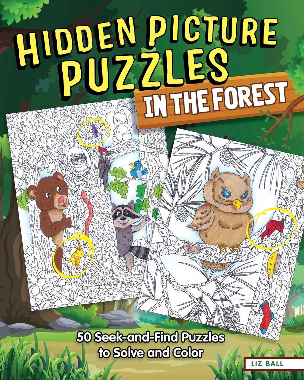 Hidden Picture Puzzles in the Forest by Liz Ball - ISBN: 9781641240703