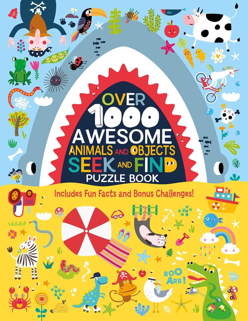 Over 1000 Awesome Animals and Objects Seek and Find Puzzle Book by Clorophyl Editions - ISBN: 9781641241786