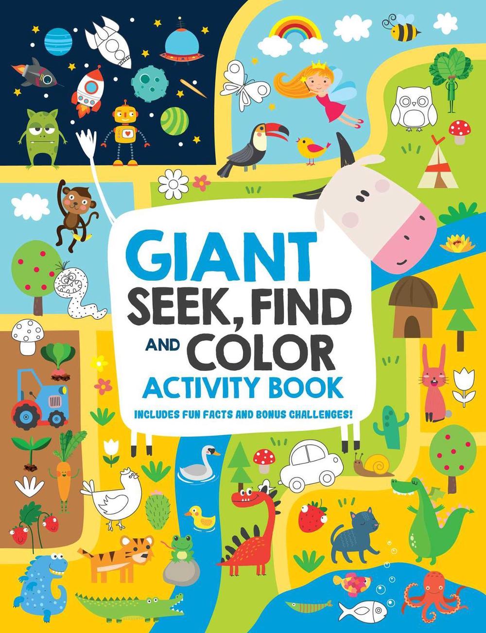 Giant Seek, Find and Color Activity Book by Clorophyl Editions - ISBN: 9781641241793