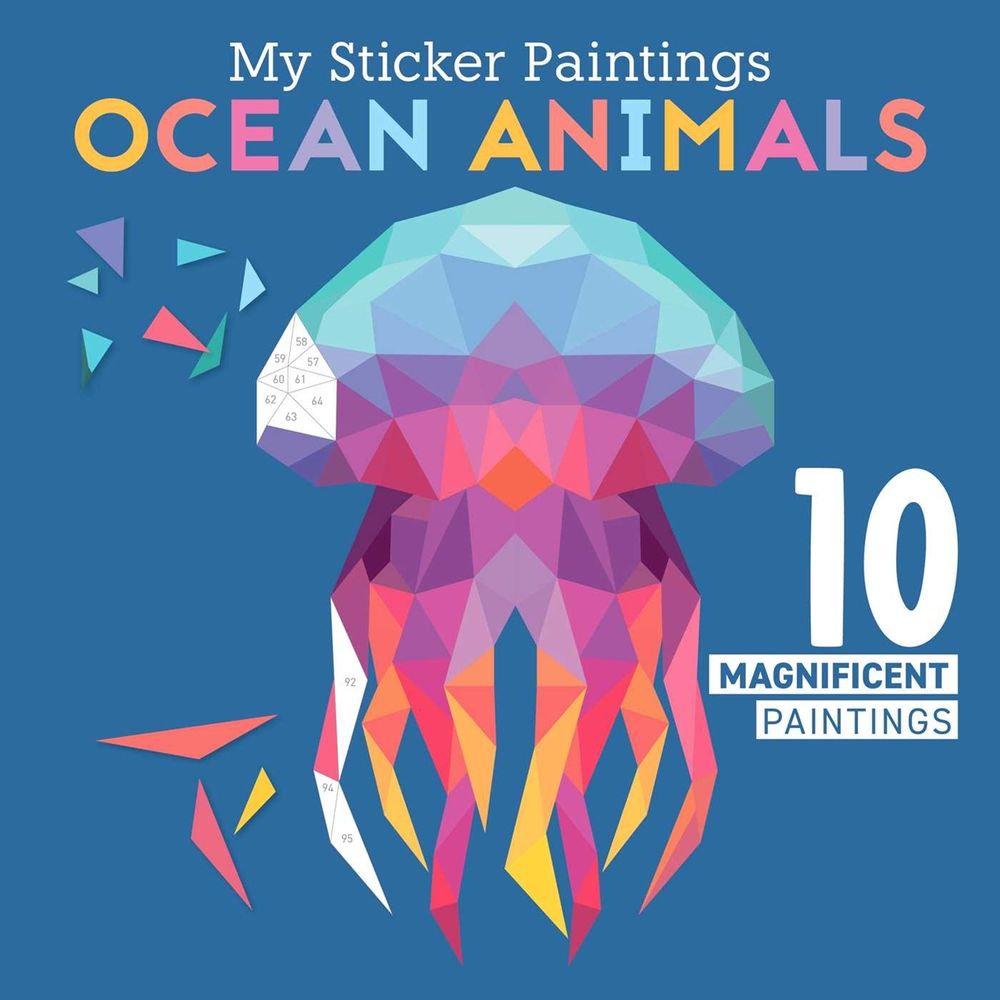 My Sticker Paintings: Ocean Animals by Clorophyl Editions - ISBN: 9781641241830